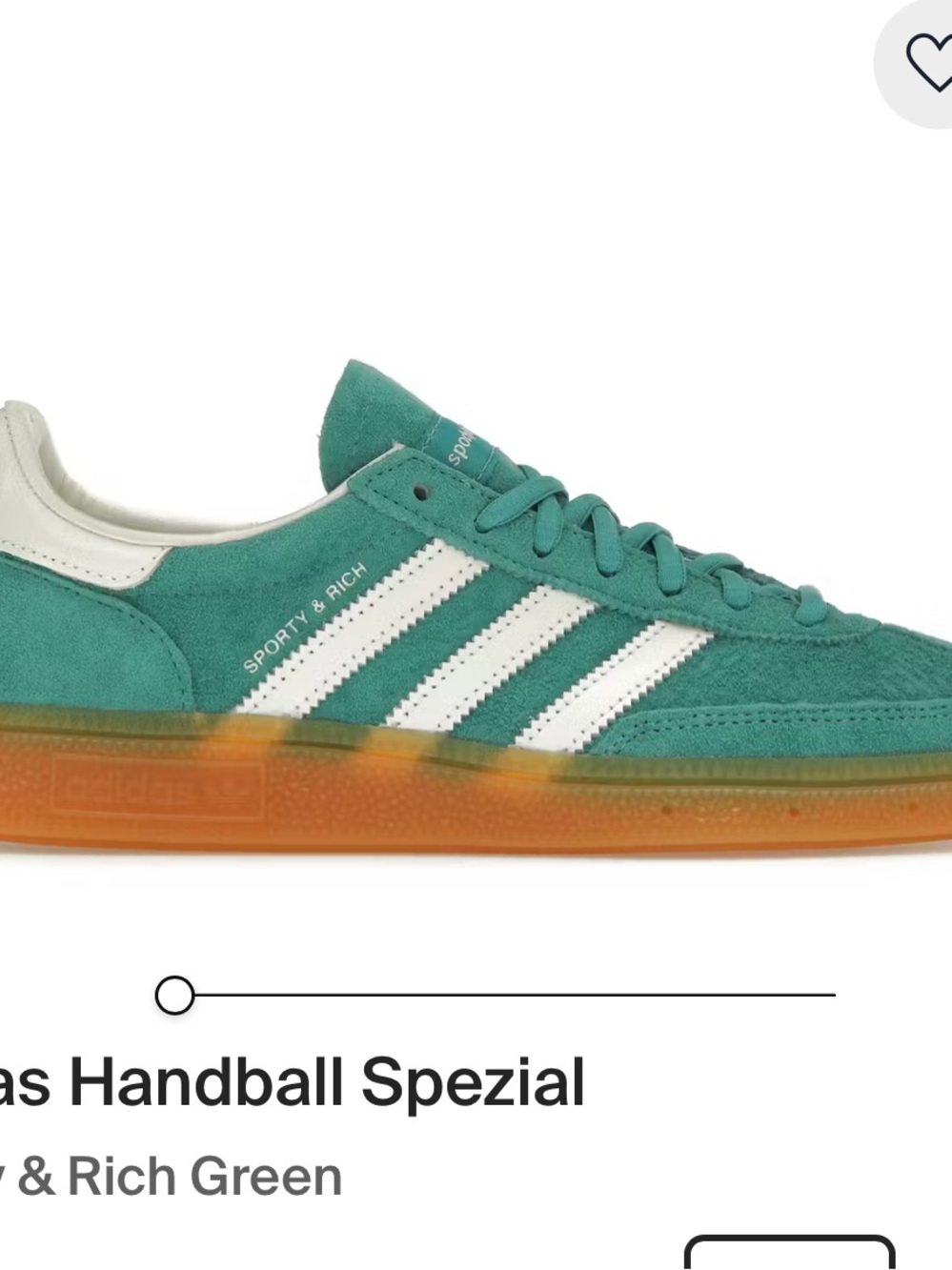 adidas x Sporty & Rich Handball Spezials Green with White Stripes